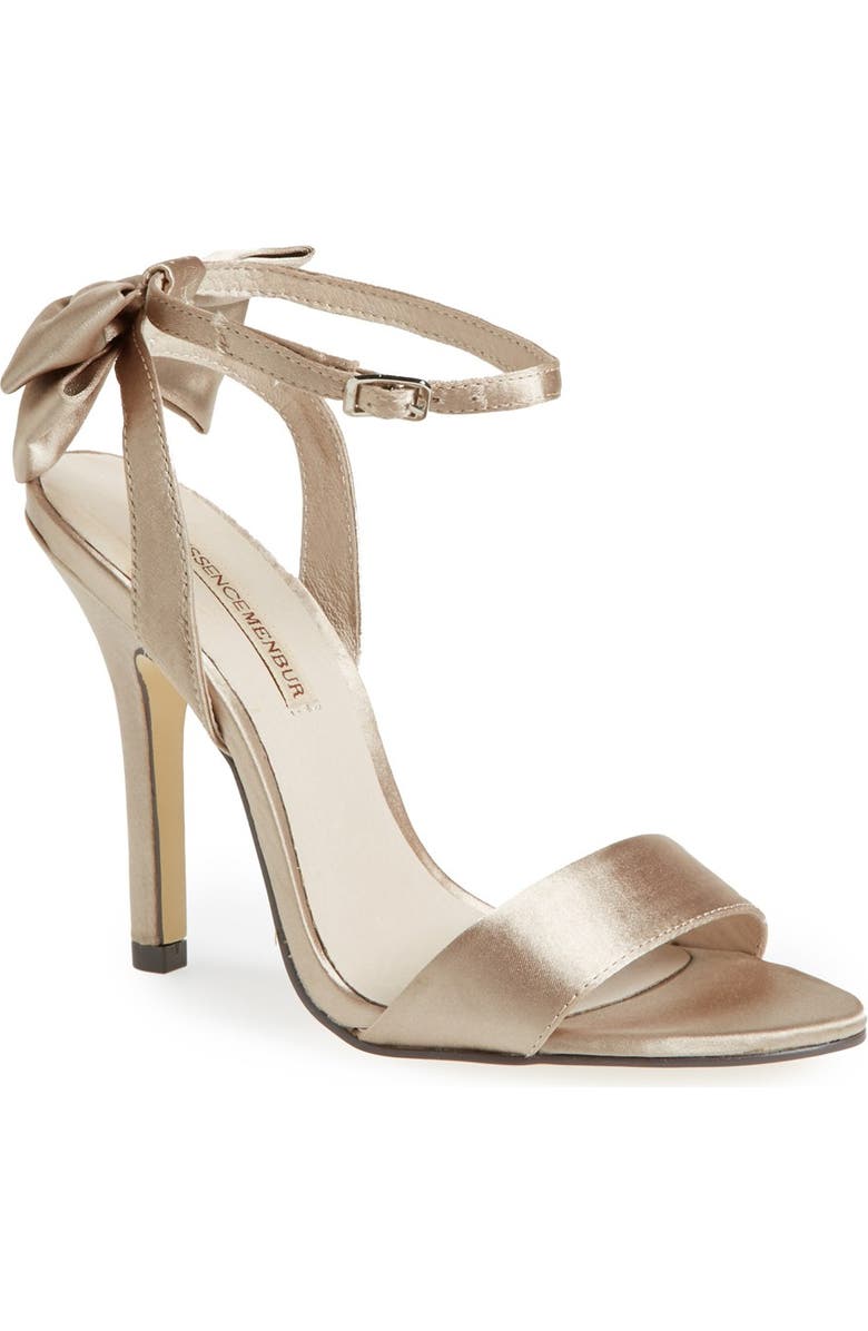 Menbur 'Milan' Satin Sandal, Main, color,