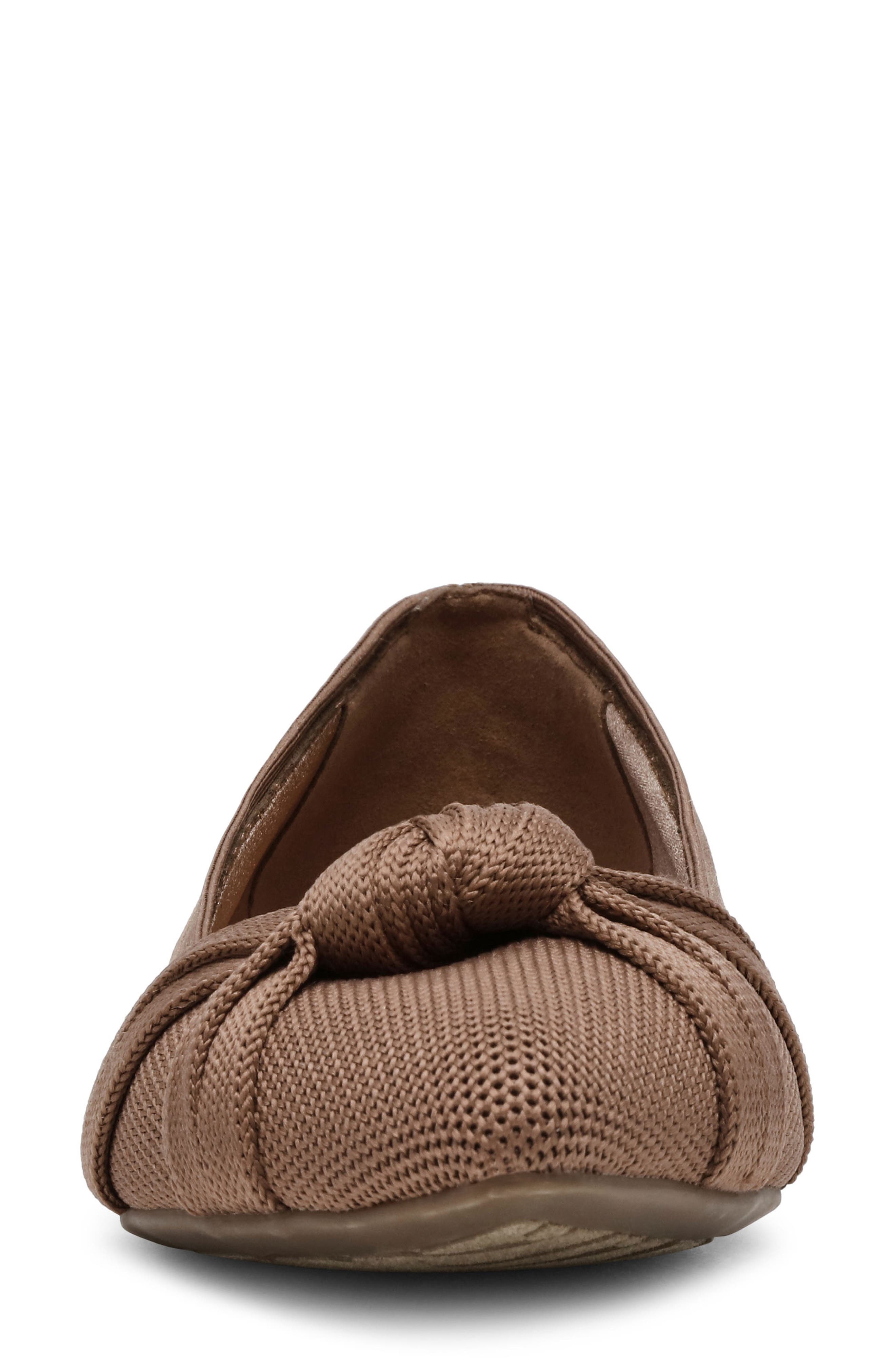 Anne Klein Olami Knot Flat, Alternate, color, Truffle Knit