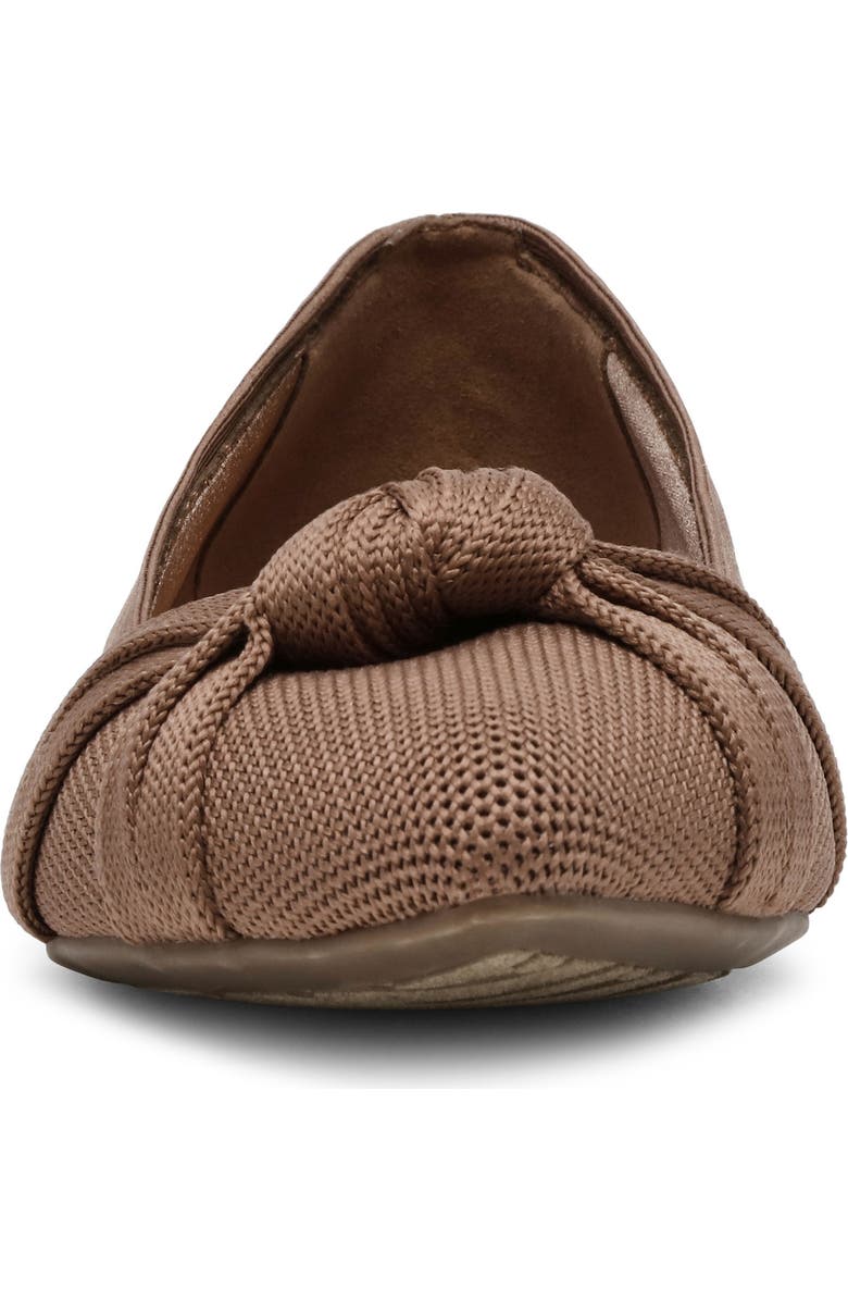 Anne Klein Olami Knot Flat, Alternate, color, Truffle Knit