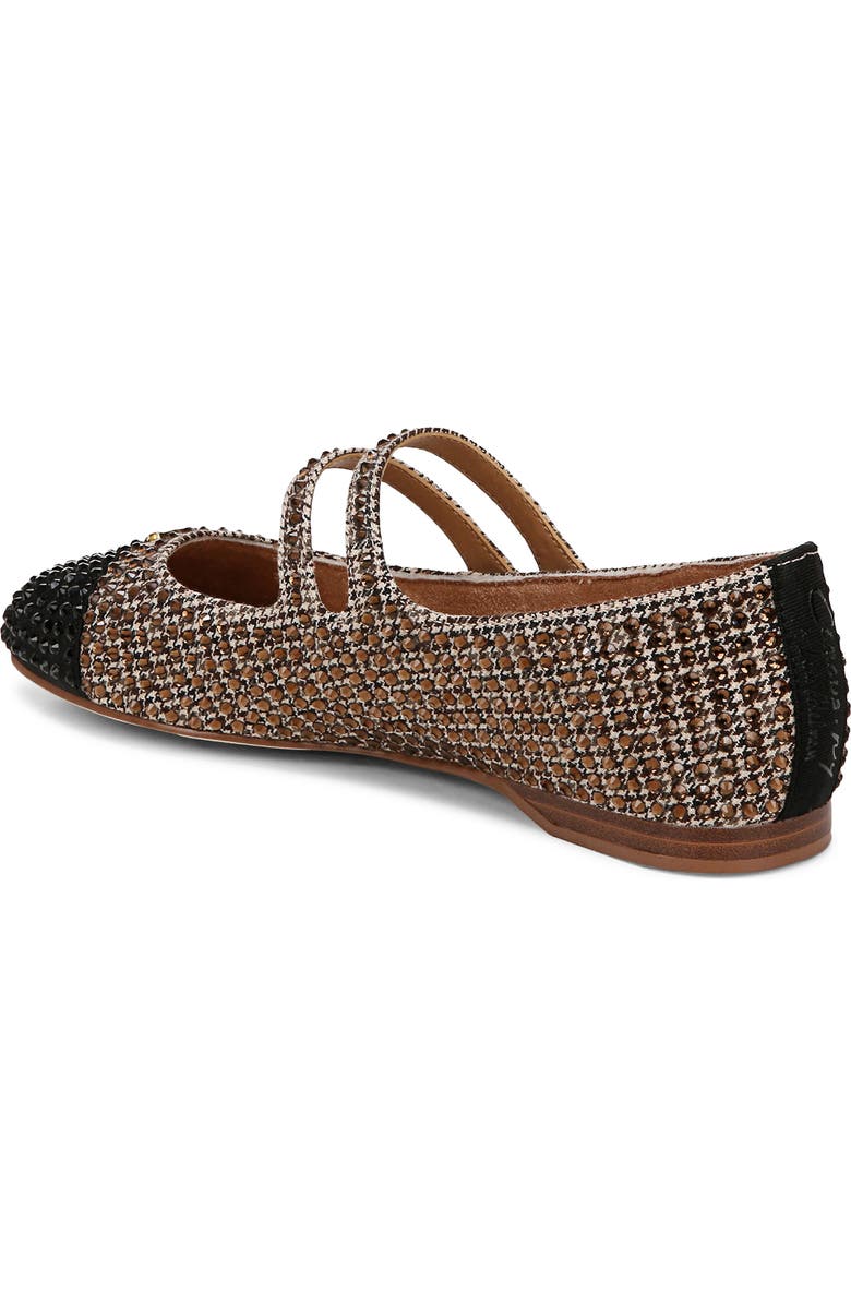 Circus NY by Sam Edelman Zoey Cap Toe Mary Jane Flat, Alternate, color, Black Natural Multi