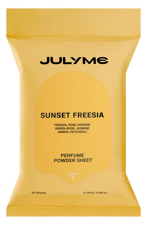 Sunset Freesia Perfume Powder Sheets