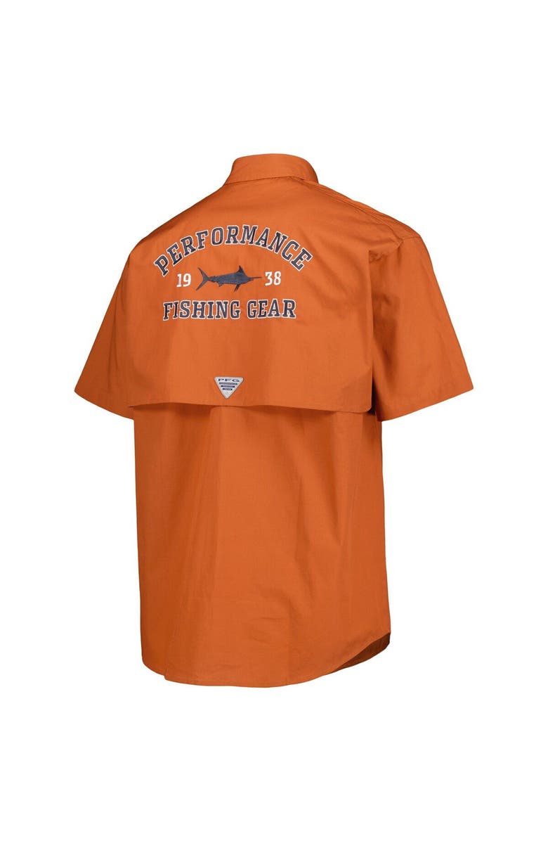 Columbia Men's Columbia Texas Orange Texas Longhorns Bonehead Button-Up Shirt, Alternate, color, 