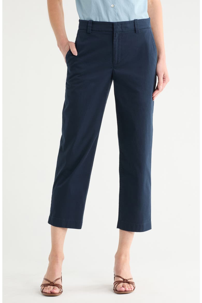 Washed Crop Chino Pants, Main, color, COASTAL