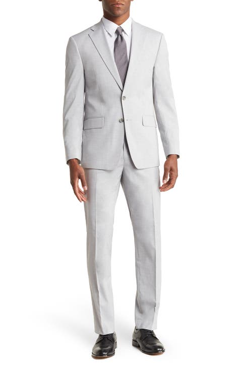 Magee Plain Two Button Notch Lapel Slim Fit Suit