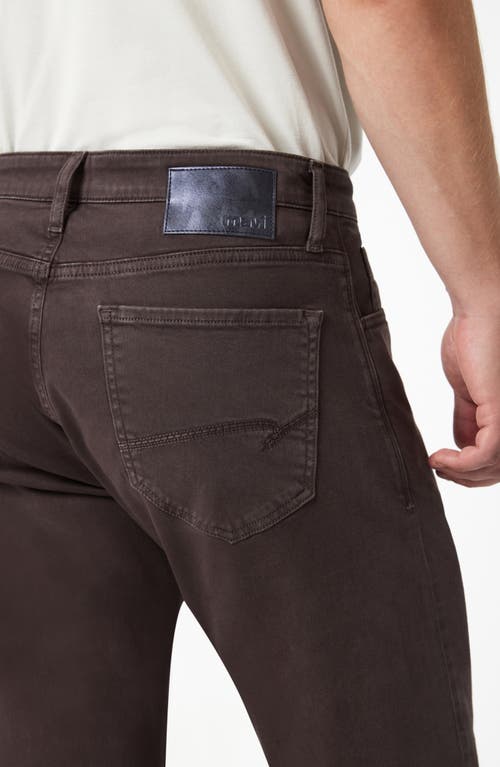 Mavi Jeans Zach Straight Leg Twill Pants In Coffee Casual Twill