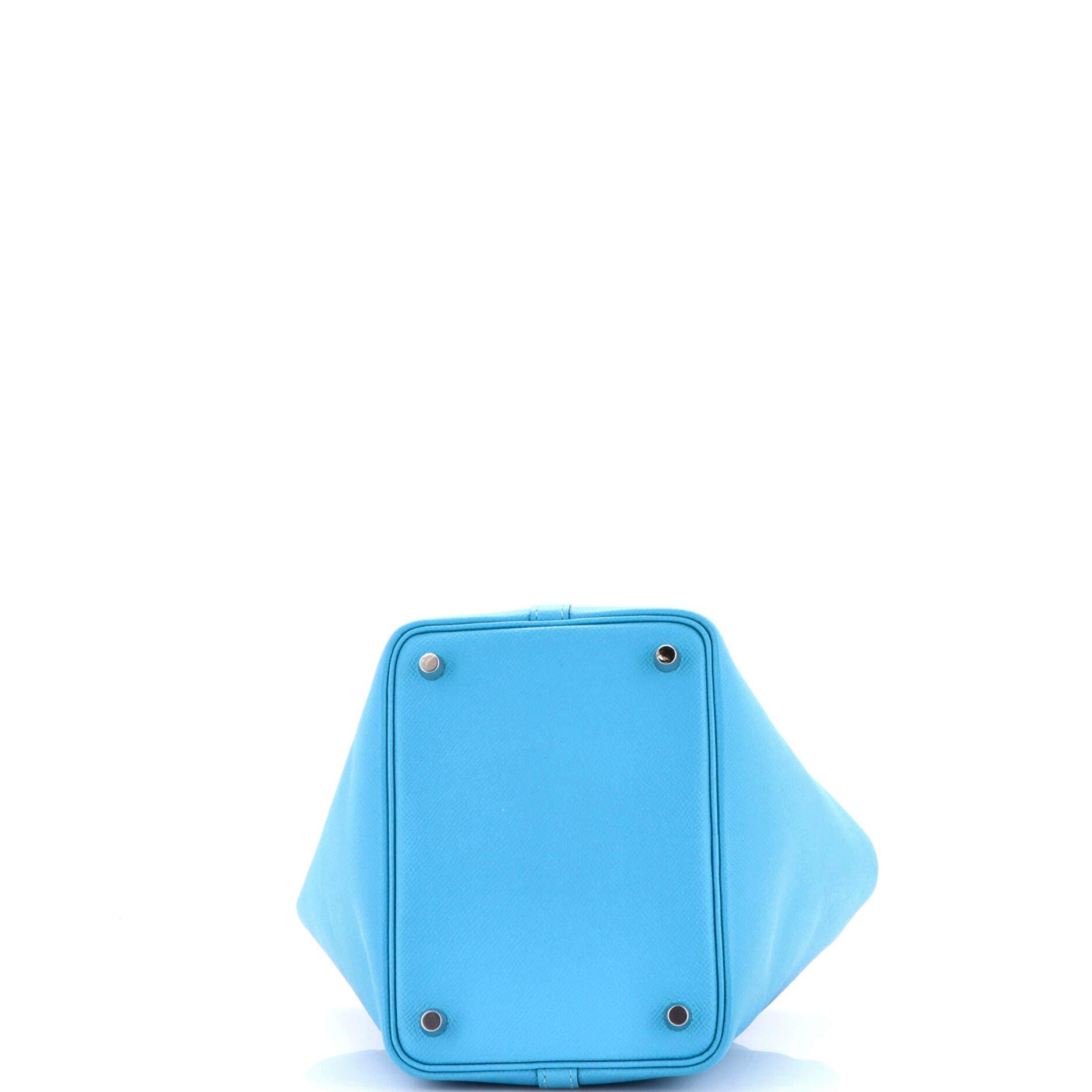 Picotin Lock Bag Tressage Epsom PM, Alternate, color, Blue