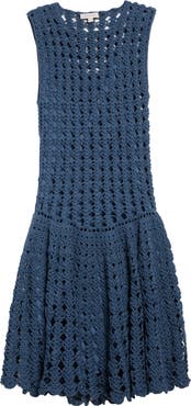 Diotima Luna Crochet Mini Dress