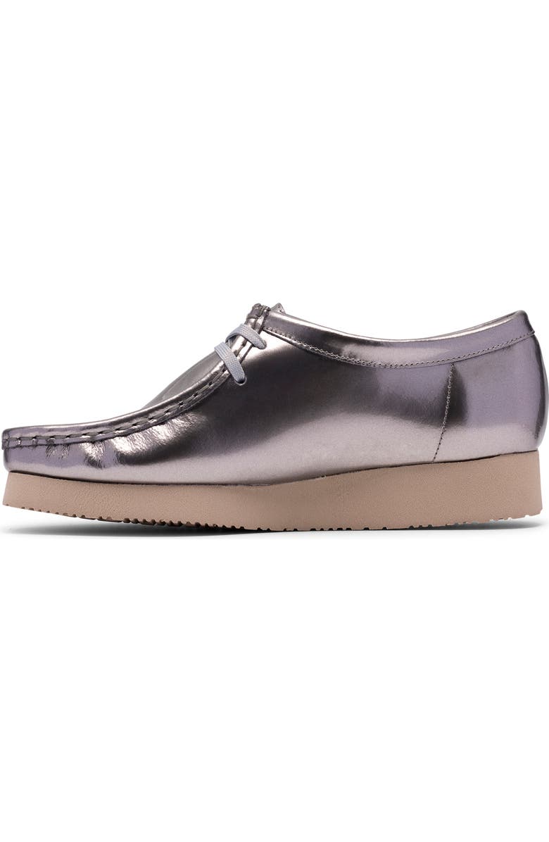 Clarks<sup>®</sup> Originals Wallabee Chukka Shoe, Alternate, color, Silver Patent