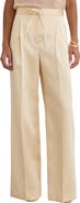 Reiss Ellen Satin Drawstring Wide Leg Pants