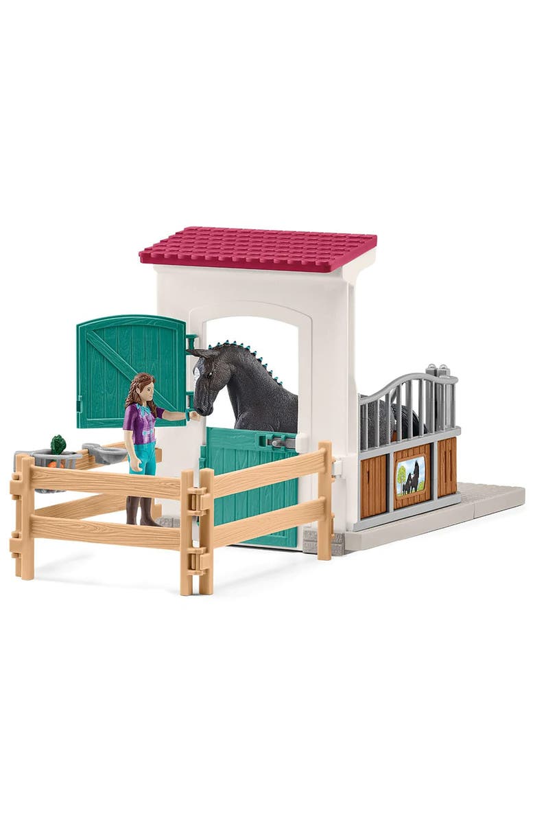 Schleich Horse Club Horse Box Lisa & Storm, Figurine Playset, Kids, Alternate, color, Multicolored