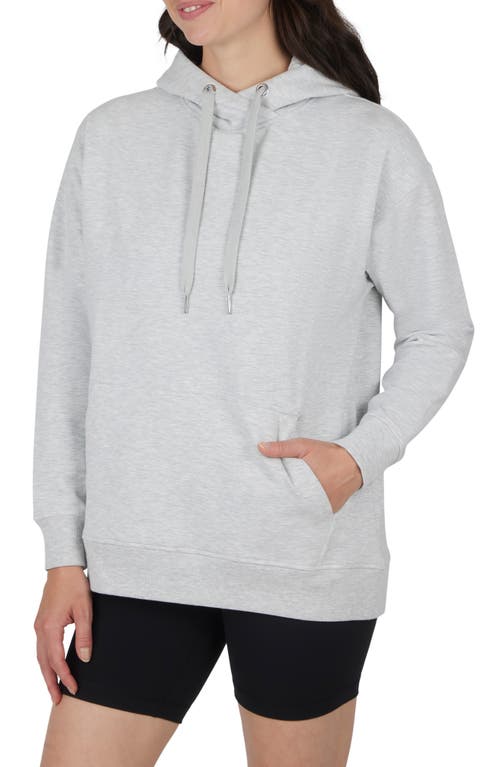 90 DEGREE BY REFLEX 90 DEGREE BY REFLEX CLOUD PLUSH SATURDAZED OVERSIZE HOODIE & BIKER SHORTS SET
