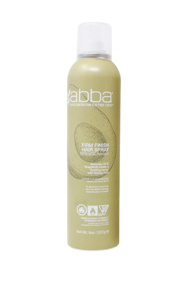 ZZDNU ABBA ABBA Firm Finish Hairspray - 8 oz., Main, color,