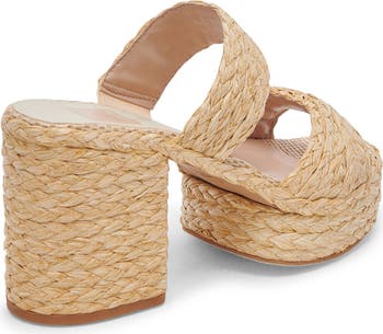 Latoya Raffia Platform Sandal