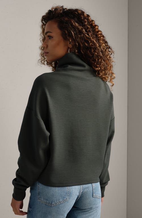 Rhone Dreamglow Mock Neck Top In Green