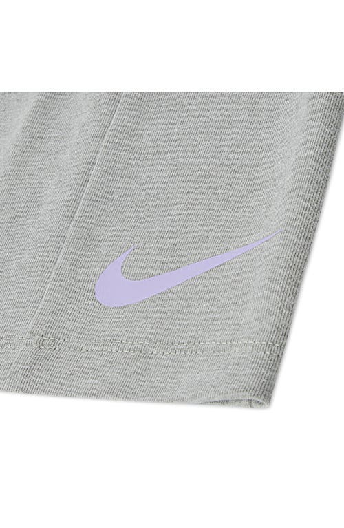 Nike Kids' New Impressions Crewneck Top & Flared Leggings Set In Gray