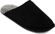 FLOOPI Corduroy Faux Fur Lined Slipper