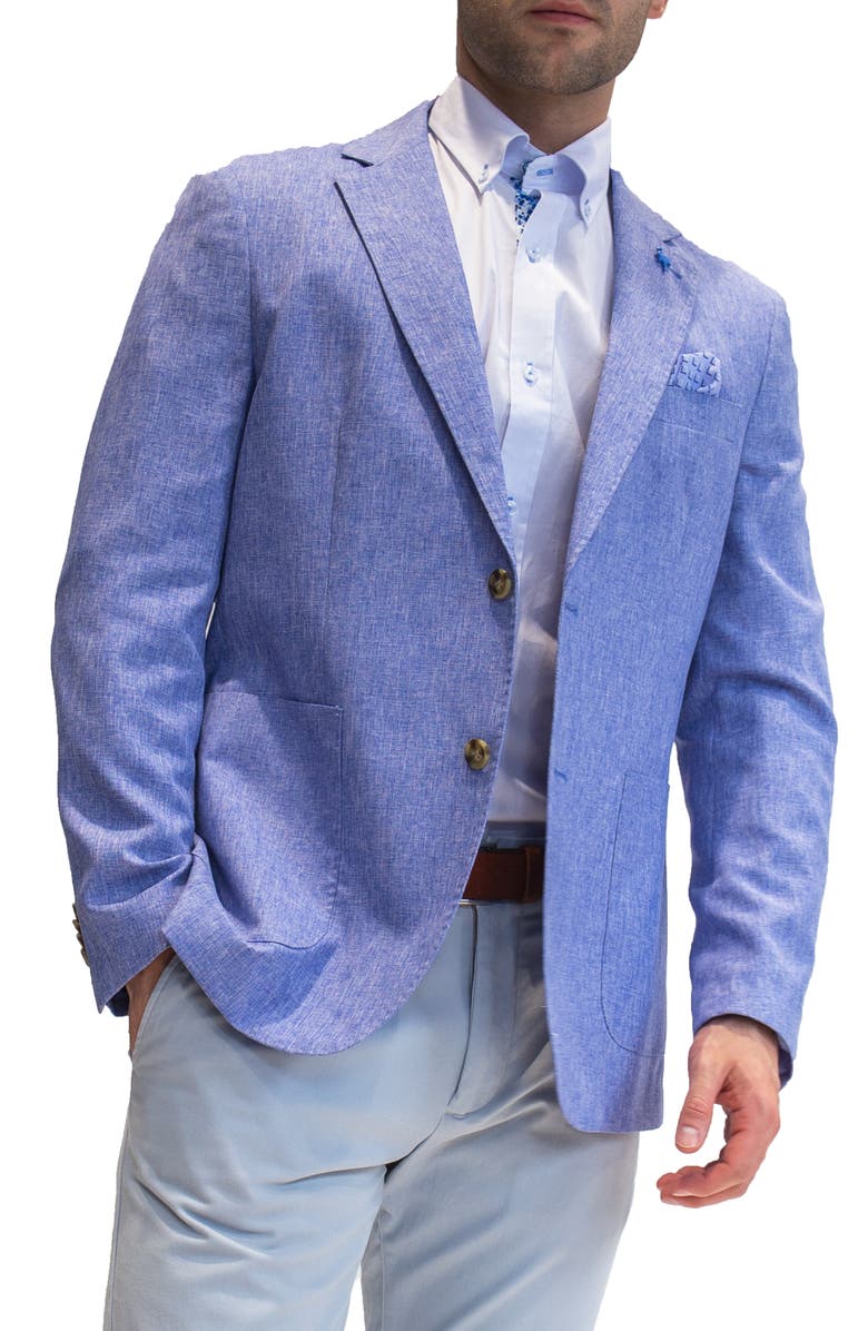 TailorByrd Melange Sport Coat, Alternate, color, Blue