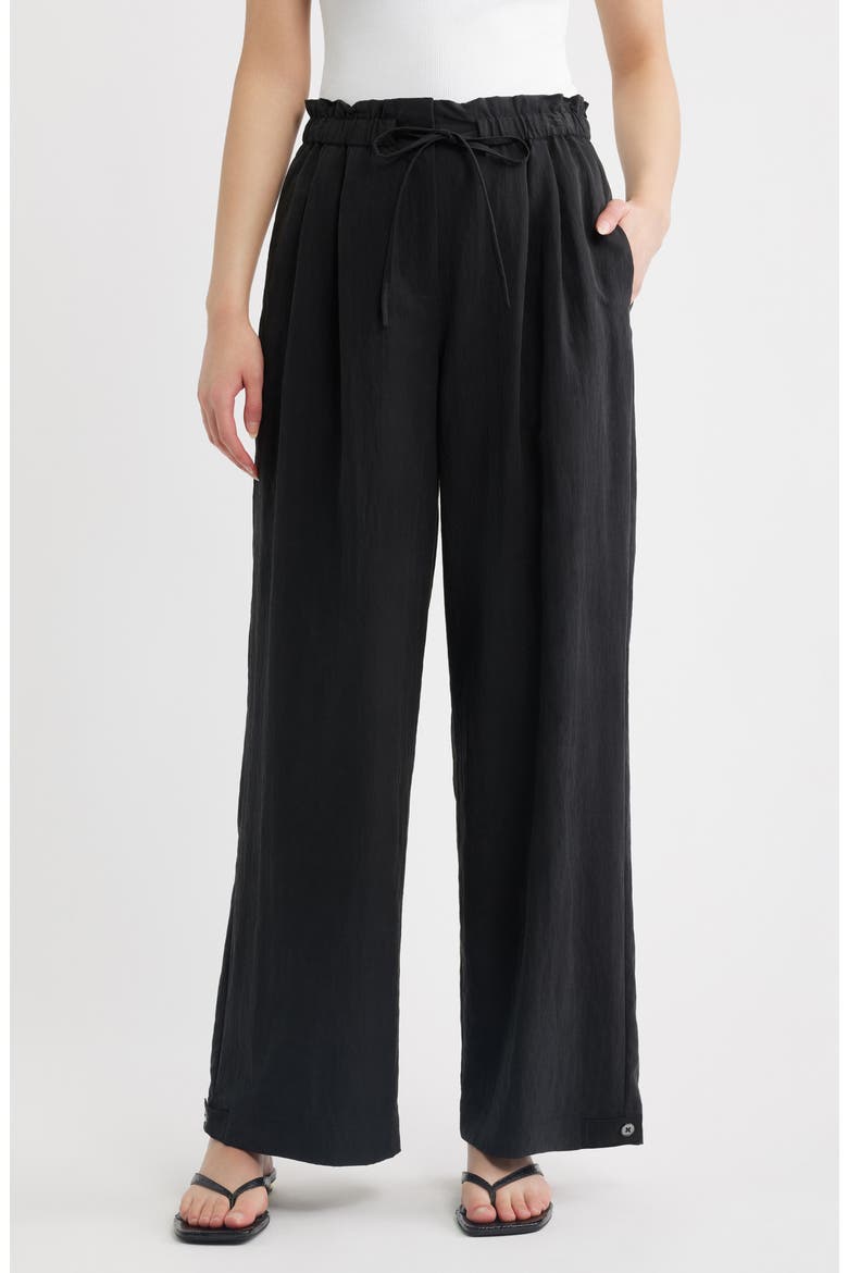 Fulham Wide Leg Pants, Main, color, BLACK