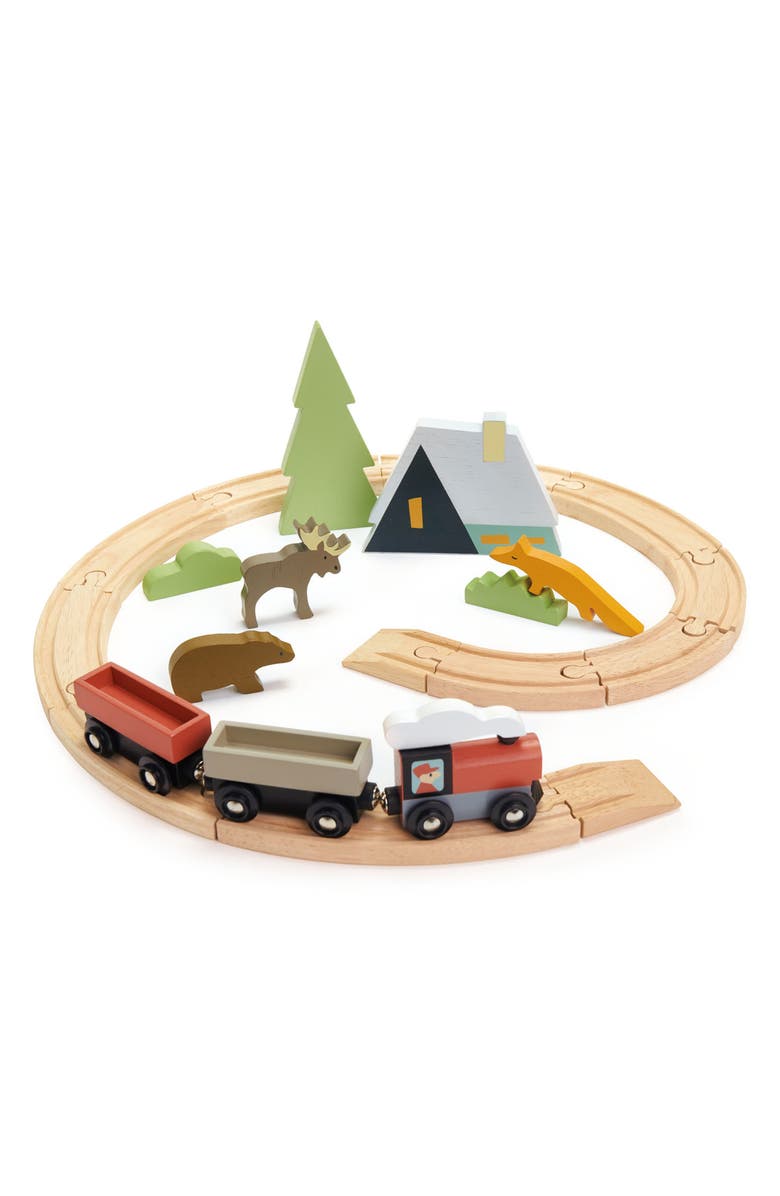 Tender Leaf Toys Treetops Train Set, Alternate, color, Multi