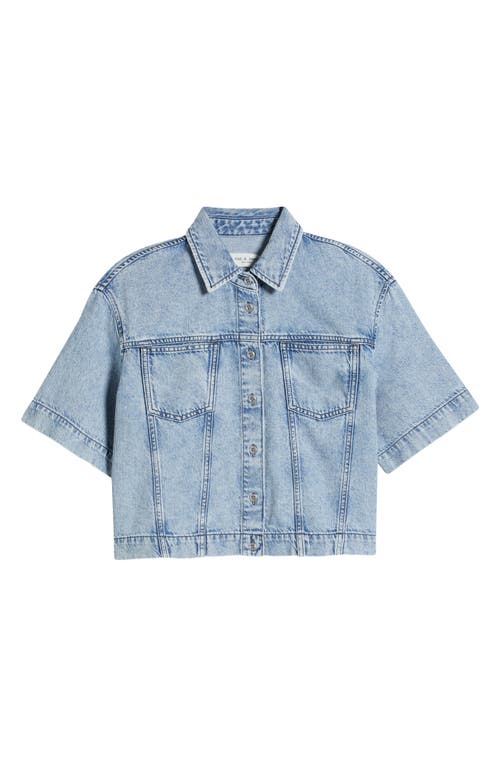 Rag & Bone Ultra Featherweight Abby Short-sleeve Top In Kierra