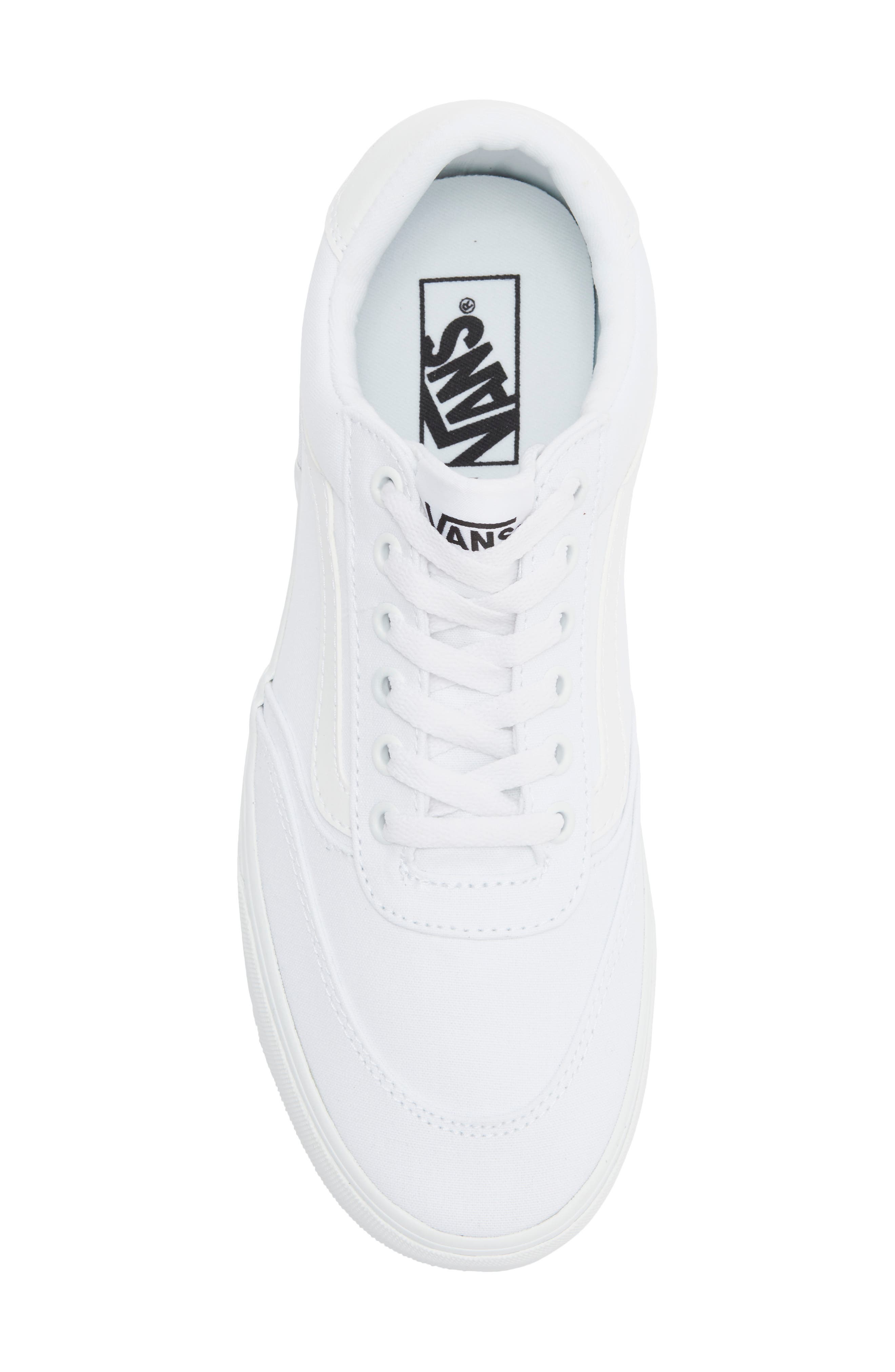 Brooklyn Sneaker, Alternate, color, CANVAS WHITE/WHITE