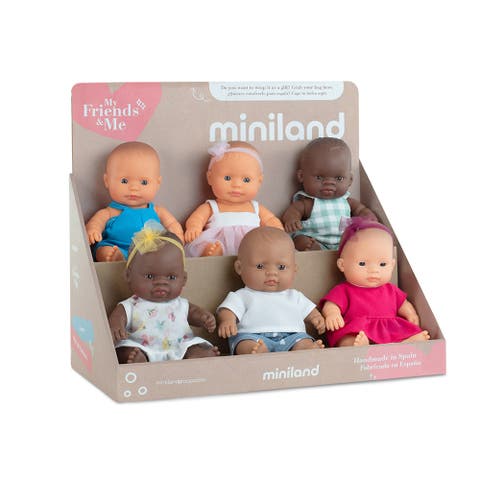 Display Dolls 8 1/4'' + 12 Dolls - My Friends & Me