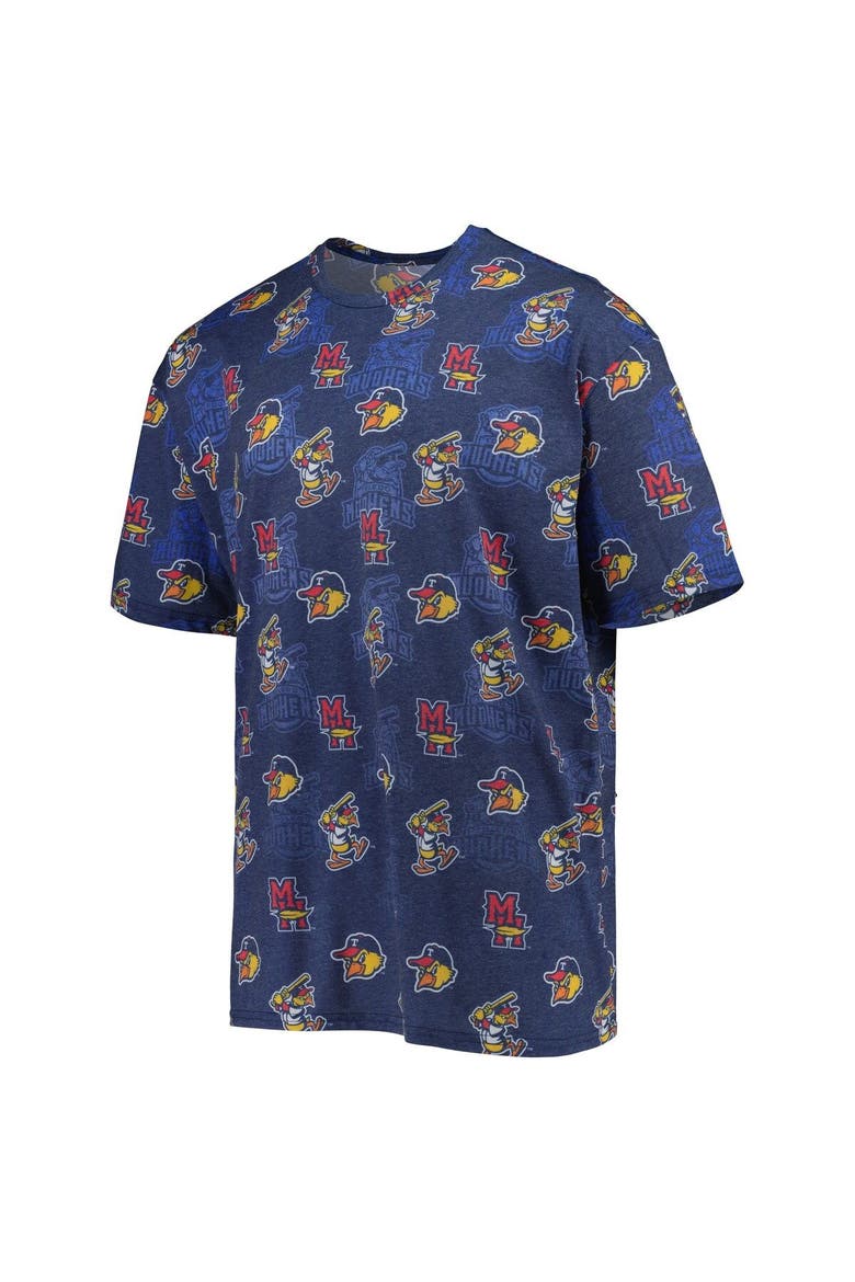 Men's Royal Toledo Mud Hens Allover Print Crafted T-Shirt, Alternate, color, Royal