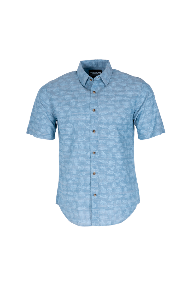 Mountain Khakis Basin Short Sleeve Woven Shirt, Alternate, color, Blue Ridge
