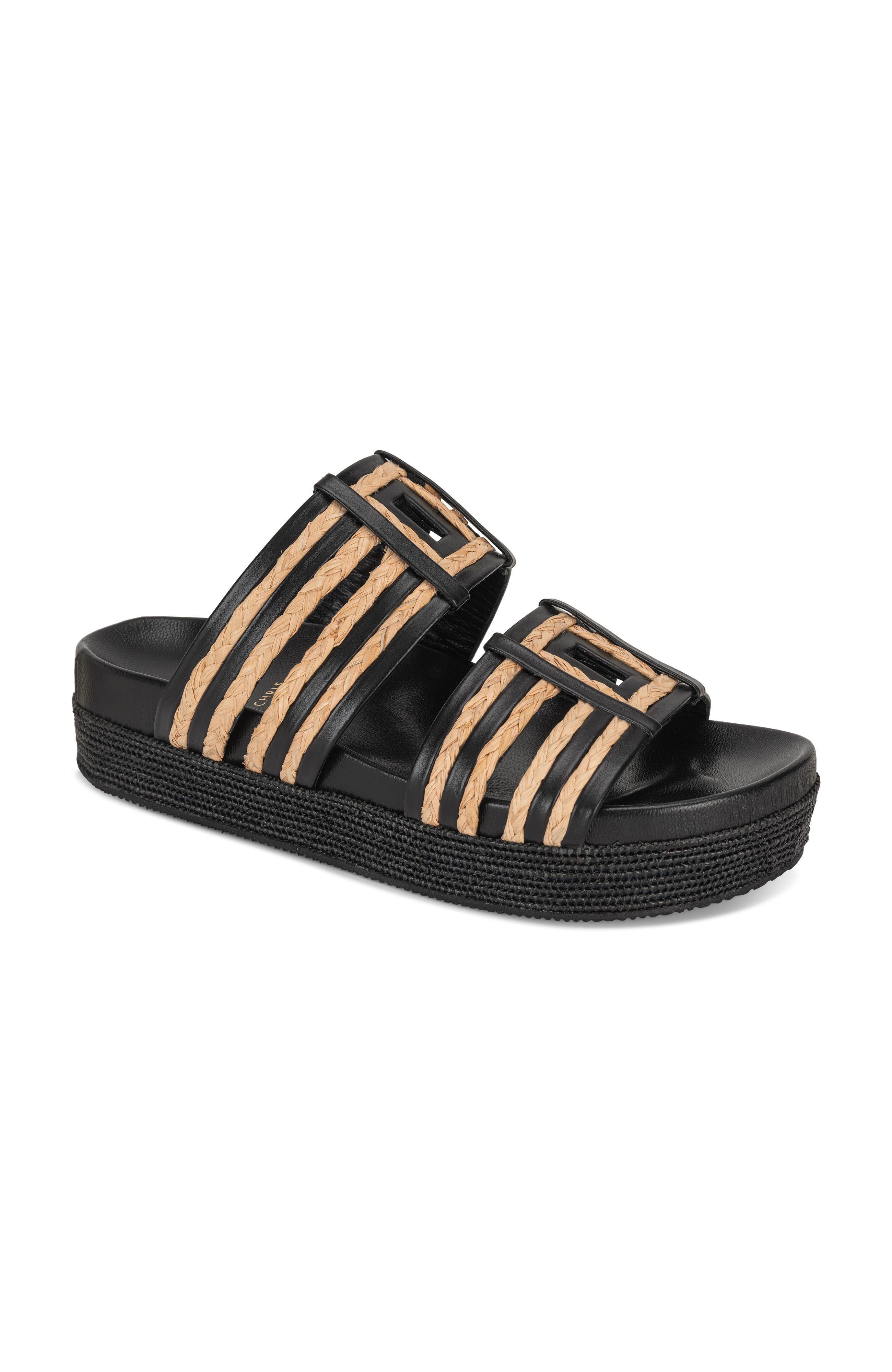Chris Donovan Footwear Sunny Sandal, Alternate, color, Black