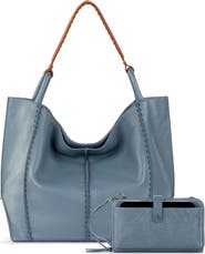 The Sak Los Feliz Large Tote Leather Bag & Iris Smartphone Bundle