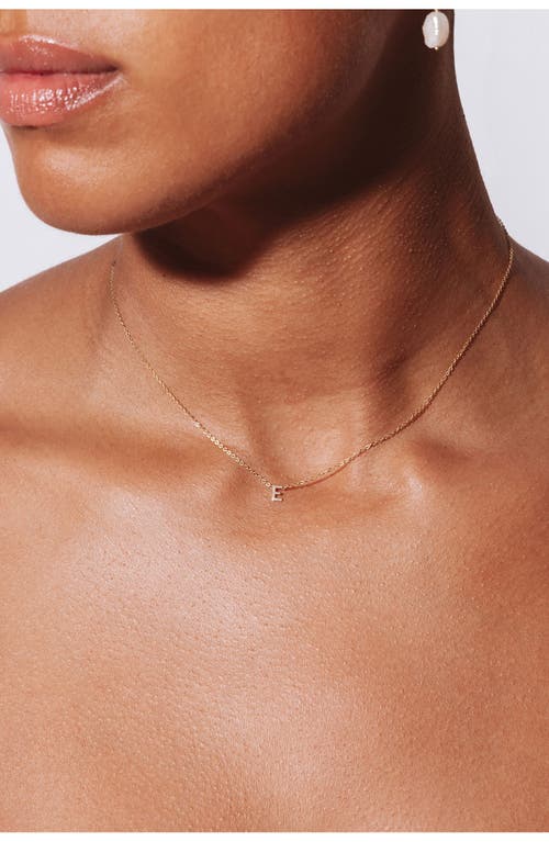 Set & Stones Cheyenne Initial Pendant Necklace In Gold/i