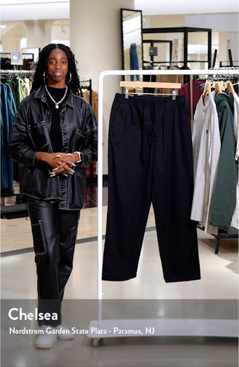 Drawstring Waist Cotton Pants, sales video thumbnail