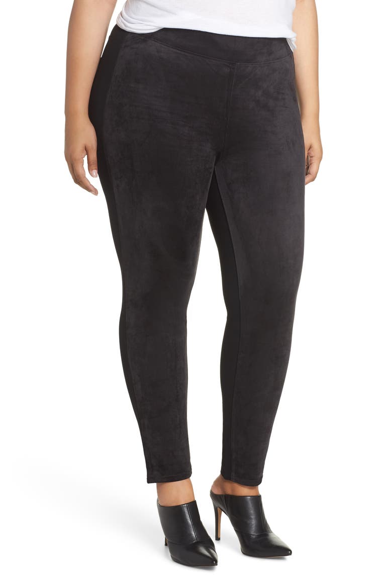 Signature Skinny Crop Coated Jeans, Main, color, CAVIAR