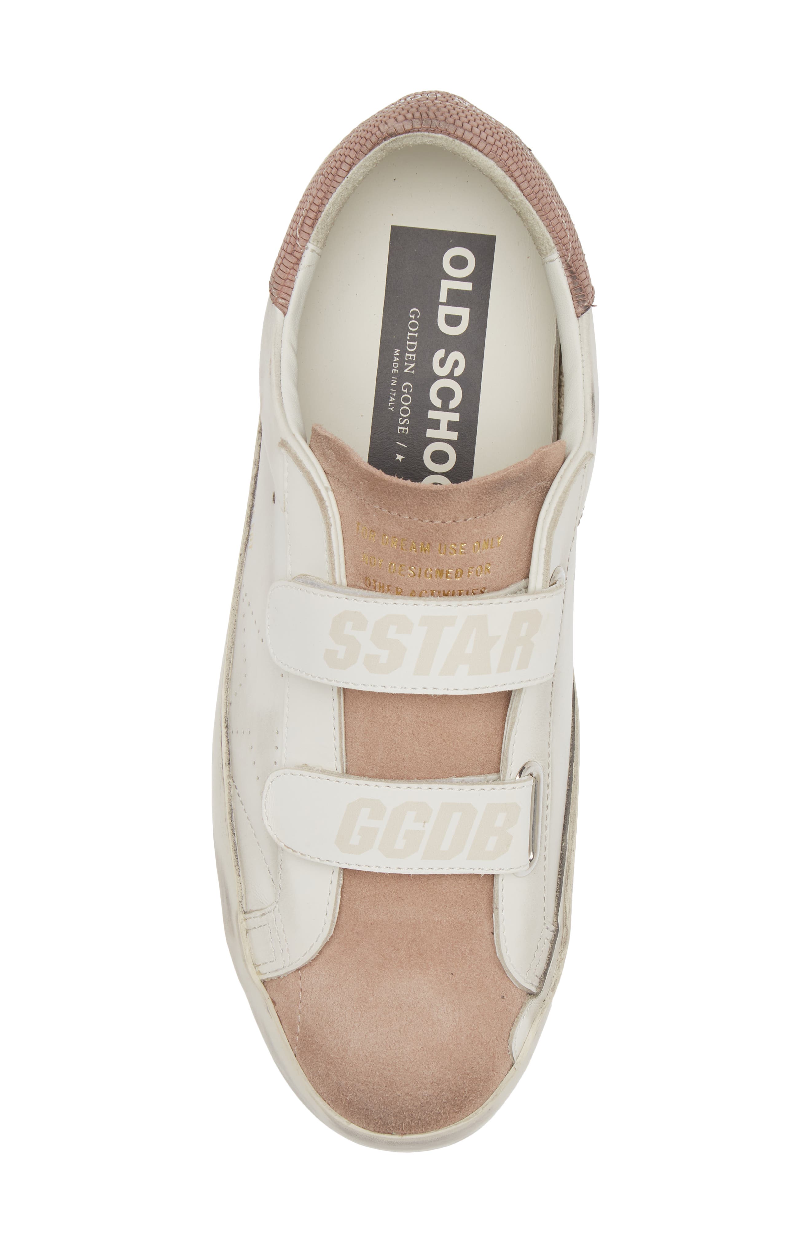 Golden Goose Old School Low Top Sneaker, Alternate, color, White/ Pink