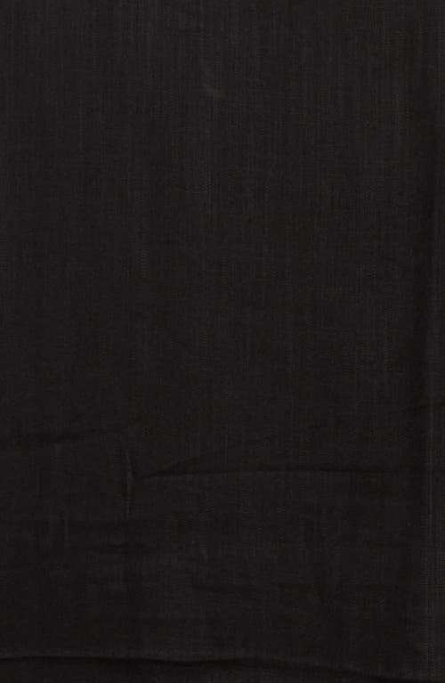 Nordstrom Rack Eyelash Wrap Scarf In Black