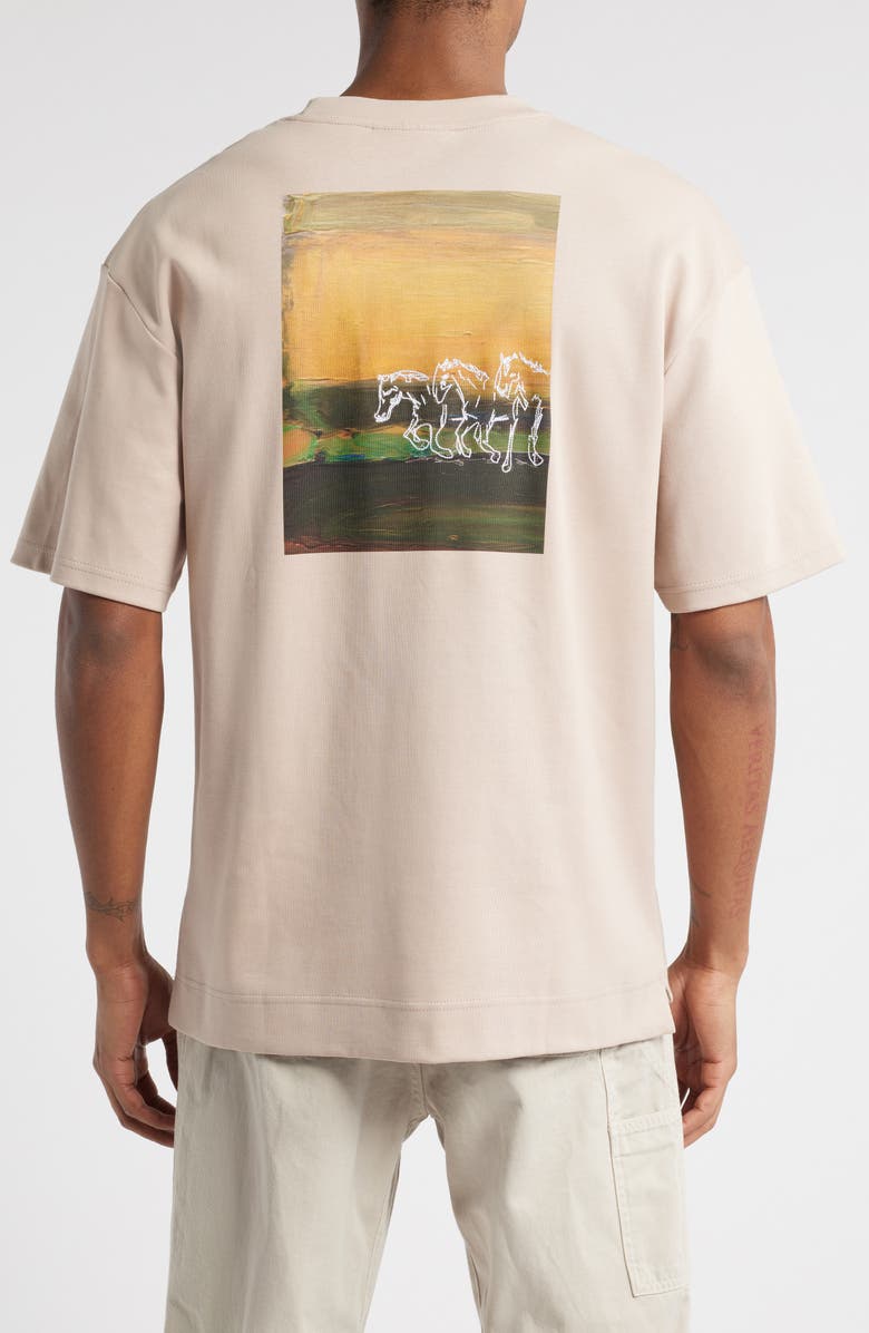 OAS Frontier Relaxed Fit Horse Embroidered Graphic T-Shirt, Alternate, color, 