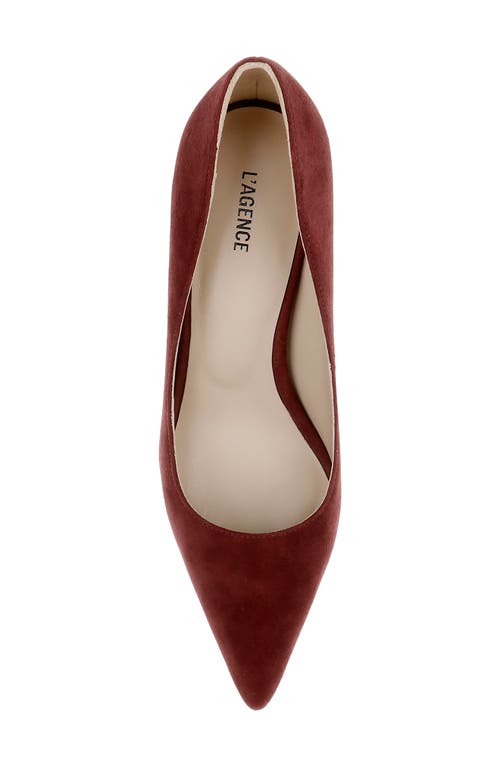 L'agence Maelle Pointed Toe Pump In Brown