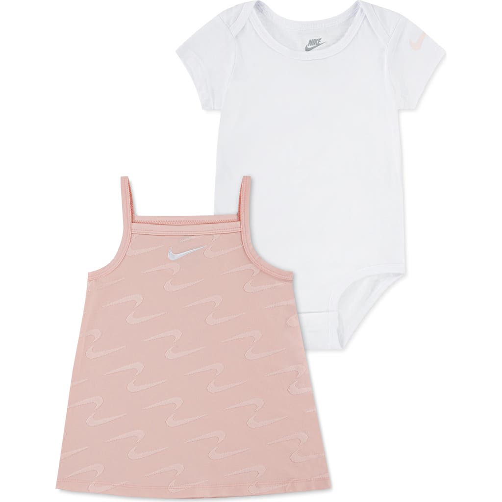 Nike Swoosh Motion Baby 2-piece Set In Echo Pink