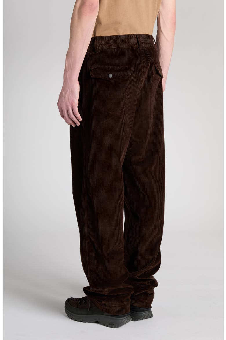 Straight Leg Corduroy Pants, Alternate, color, RAISIN
