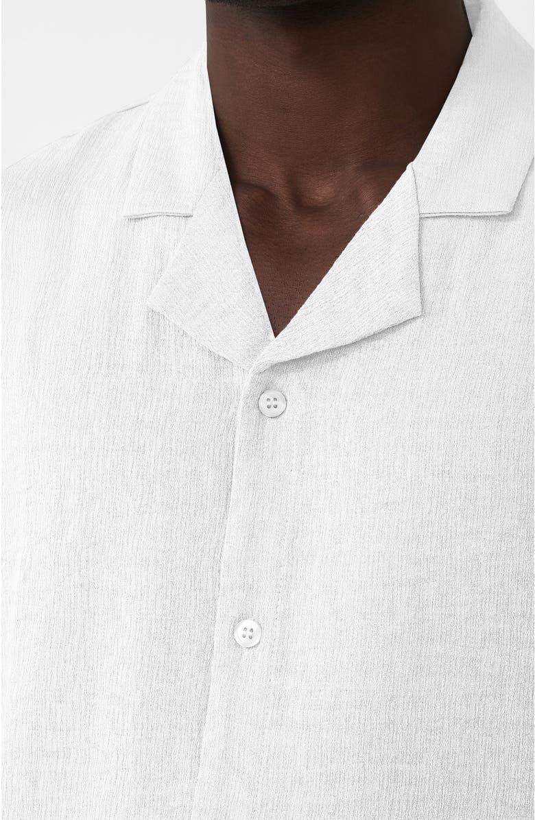 MAUVAIS Fiorano Relaxed Fit Shirt, Alternate, color, White