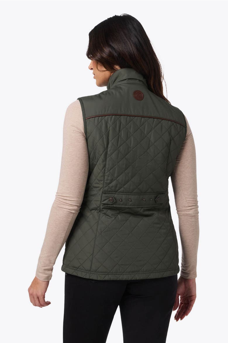 Women's Duke Heated Vest, Alternate, color, Forest Green