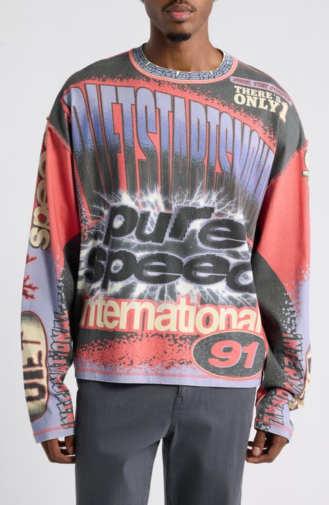MX Racing Long Sleeve Graphic T-Shirt