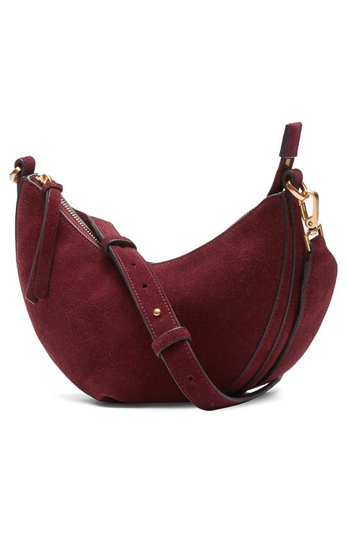 Rag & Bone Alix Leather Crossbody Bag In Burgundy