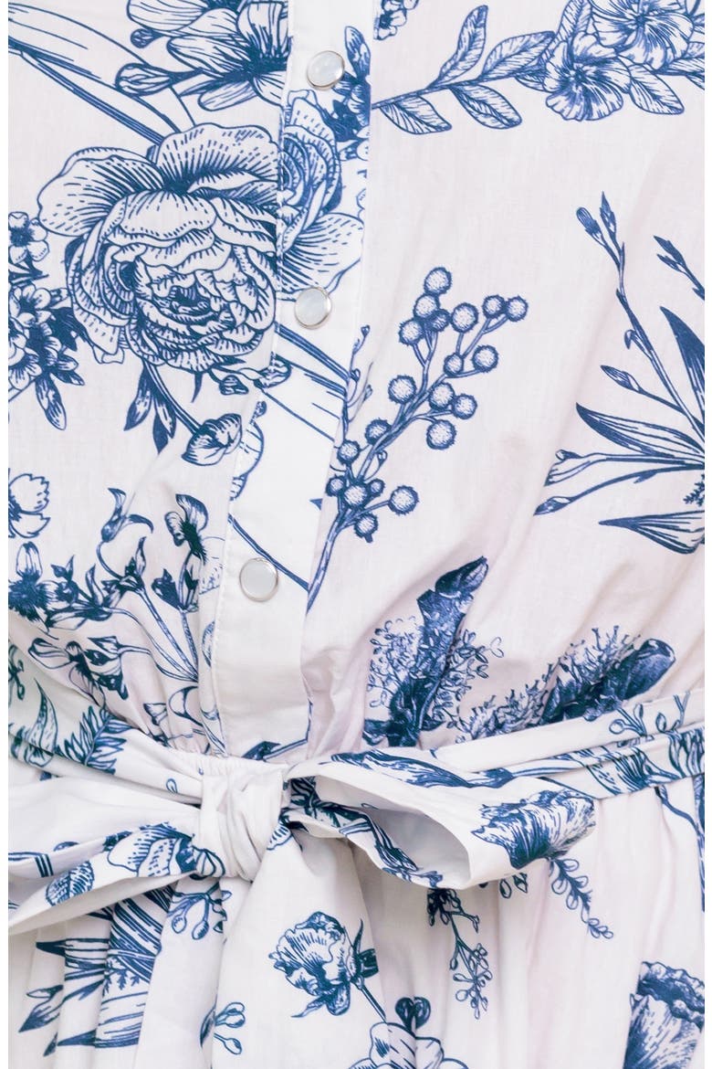 Mini Shirtdress, Alternate, color, IVORY BLUE