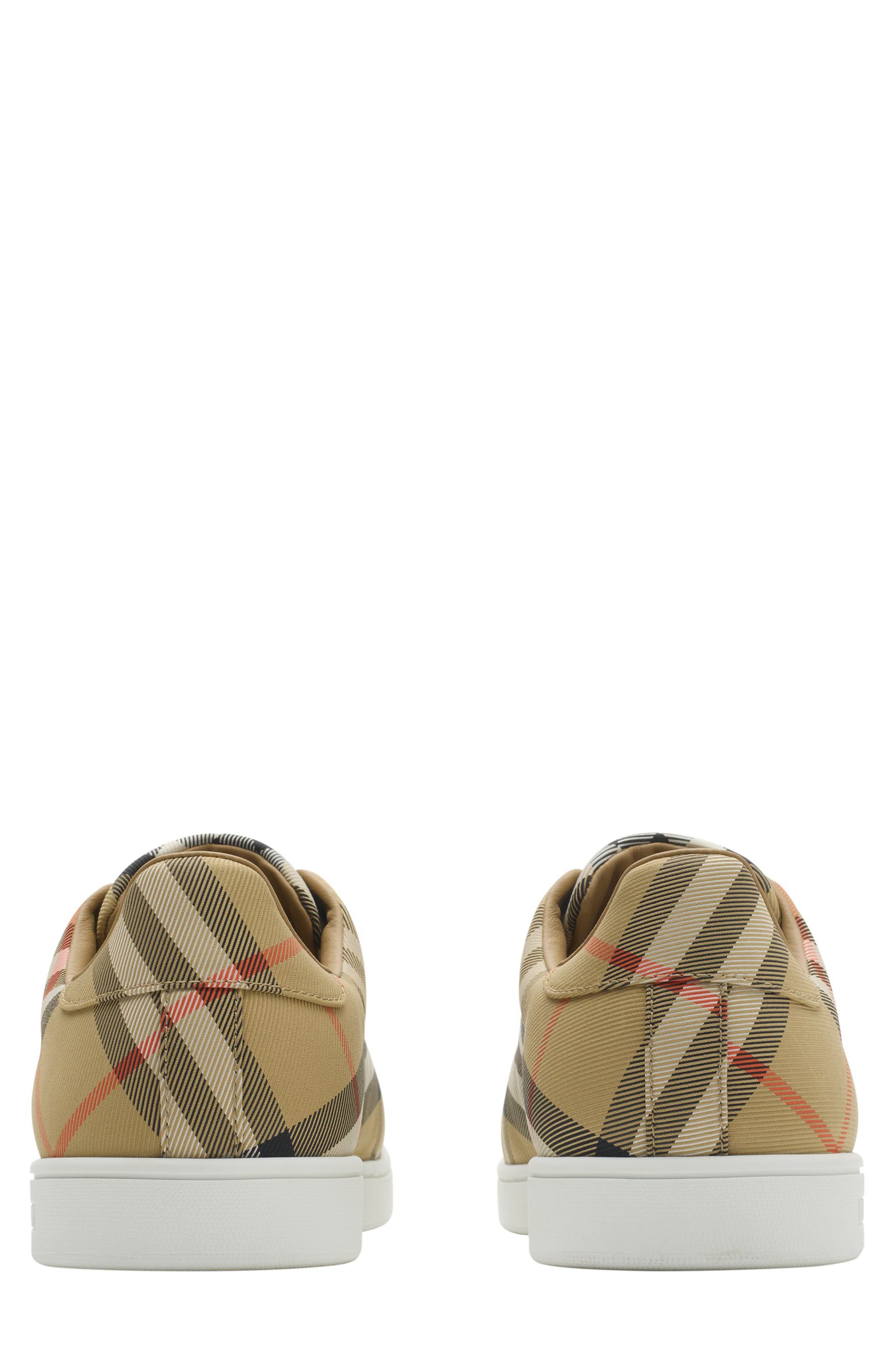 Burberry Set Check Low Top Sneaker, Alternate, color, Sand Ip Check