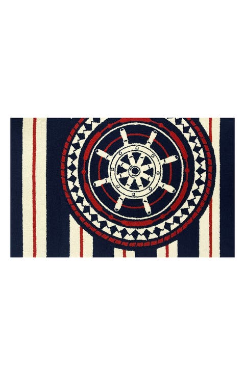 Nautical Wheel Doormat