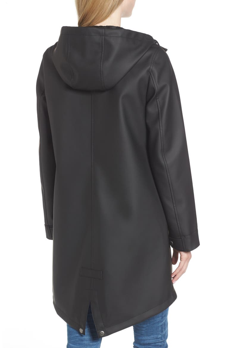Levi's® Water Repellent Lightweight Hooded Parka, Alternate, color, BLACK