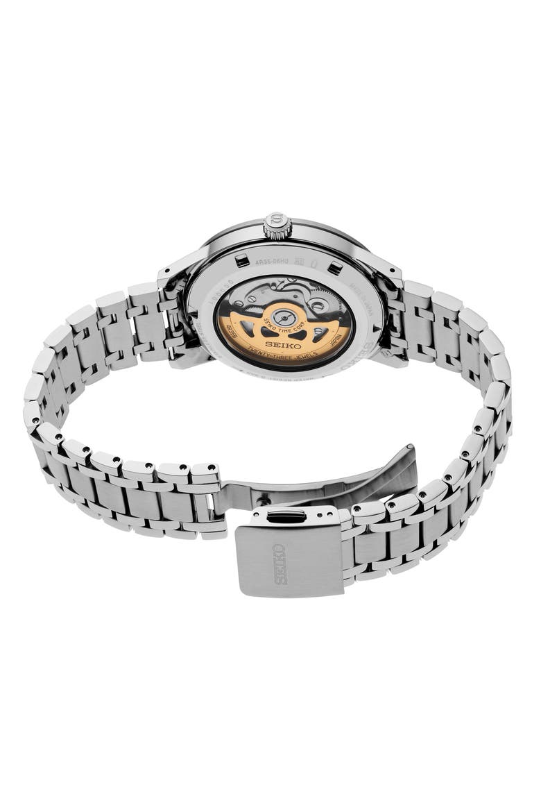 Presage Automatic Bracelet Watch, 39.5mm, Alternate, color, MINT GREEN