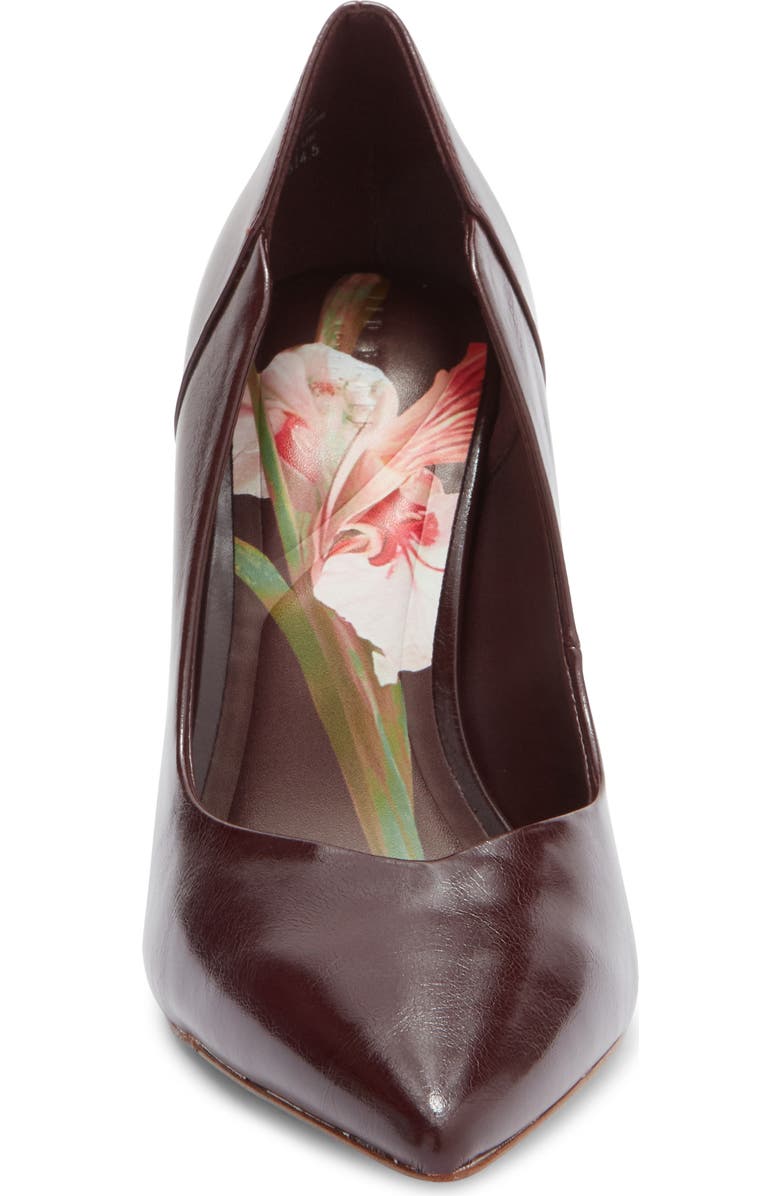 Ted Baker London Camilla Pointed Toe Pump, Alternate, color, Bordeaux