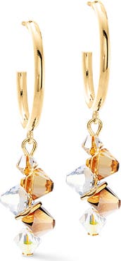 COEUR DE LION Dancing Crystals Gold Earrings